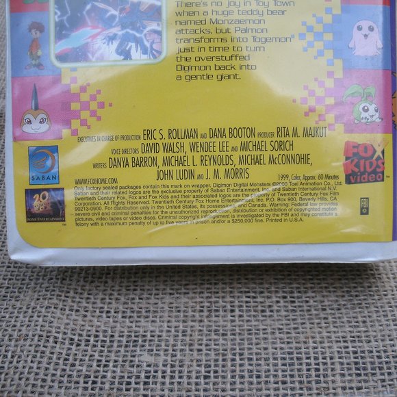 Digimon Vol 1 VHS anime tape - Picture 7 of 16